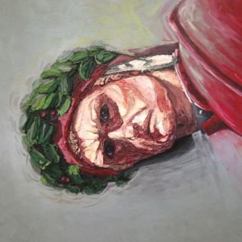 Pintura titulada "Dante Alighieri" por Achille Chiarello, Obra de arte original, Oleo