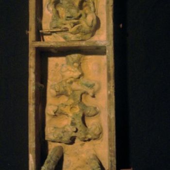 Sculpture intitulée "LA GLUE" par Acuti, Œuvre d'art originale