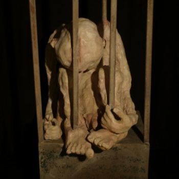 Sculpture titled "INCARCERE" by Acuti, Original Artwork
