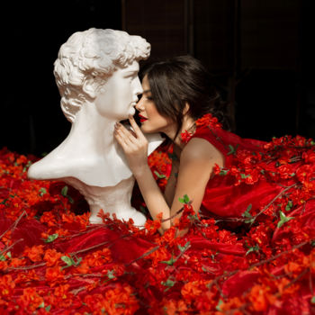 Fotografia intitolato "The kiss" da Nastya Bilkova, Opera d'arte originale, Fotografia digitale