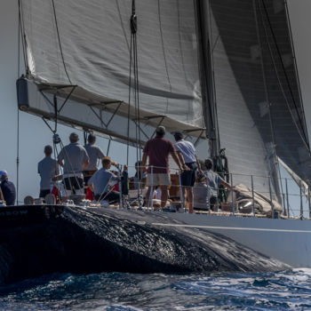 Φωτογραφία με τίτλο "Voiles de Saint-Tro…" από Ludovic Charpentier, Αυθεντικά έργα τέχνης, Ψηφιακή φωτογραφία Τοποθετήθηκε σ…