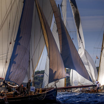 "Voiles de Saint-Tro…" başlıklı Fotoğraf Ludovic Charpentier tarafından, Orijinal sanat, Dijital Fotoğrafçılık Metal üzerine…