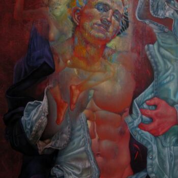 Peinture intitulée "Metaextase I" par Adalberto Miguez, Œuvre d'art originale, Huile