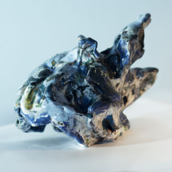 Skulptur mit dem Titel "Glazed sea fruit" von Adam Czekański, Original-Kunstwerk, Keramik