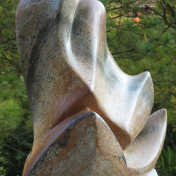 Rzeźba zatytułowany „La Felouque” autorstwa Antoinette Deley, Oryginalna praca, Kamień