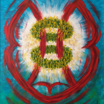 Painting titled "ALIANZA / ALLIANCE" by Adela Casado Cano, Original Artwork, Acrylic