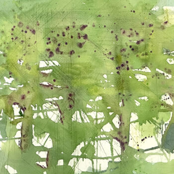 Картина под названием "Amazonia" - Adela Toulouse, Подлинное произведение искусства, Акварель