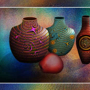 Digital Arts titled "Ceramics" by Adela Vasiloi, Original Artwork