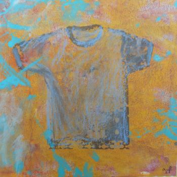 Painting titled "Tee shirt 1" by Adèle Fontran, Original Artwork, Acrylic