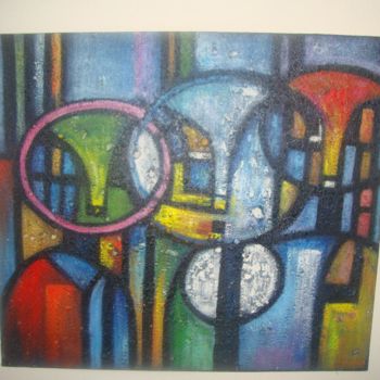 Painting titled "unidentified subjec…" by Aderemai, Original Artwork, Acrylic