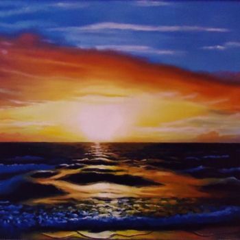 Painting titled "Sunset" by Admir Silajdzic, Original Artwork