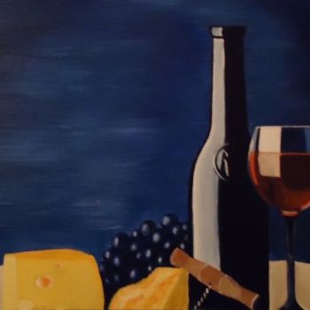 Painting titled "Wine" by Admir Silajdzic, Original Artwork