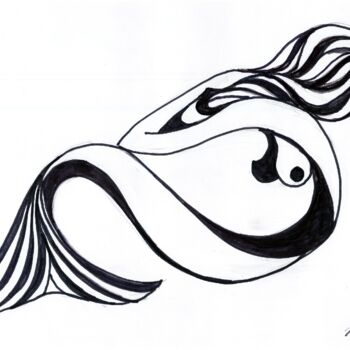 Рисунок под названием "mermaid-3.jpg" - Adolf Neystat, Подлинное произведение искусства