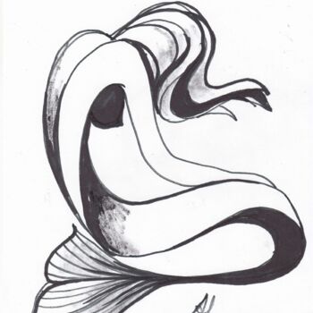 Рисунок под названием "mermaide-11.jpg" - Adolf Neystat, Подлинное произведение искусства