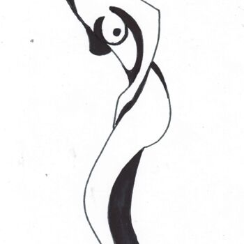 Рисунок под названием "nude-2.jpg" - Adolf Neystat, Подлинное произведение искусства