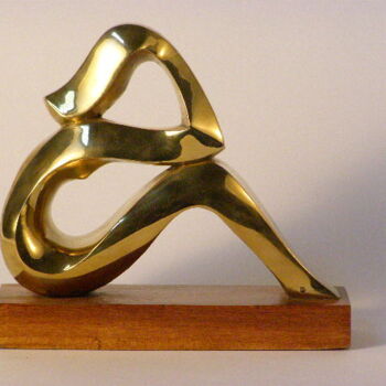 Sculpture intitulée "reflection-20-x-7-x…" par Adolf Neystat, Œuvre d'art originale