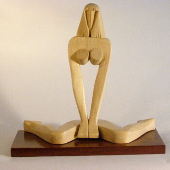 「an-erotic-sculpture…」というタイトルの彫刻 Adolf Neystatによって, オリジナルのアートワーク