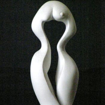 Escultura intitulada "an-white-sculpture-…" por Adolf Neystat, Obras de arte originais