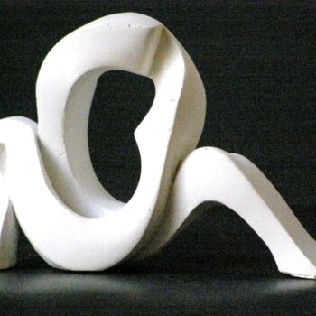Escultura titulada "an-white-sculpture-…" por Adolf Neystat, Obra de arte original