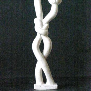 Scultura intitolato "an-white-sculpture-…" da Adolf Neystat, Opera d'arte originale