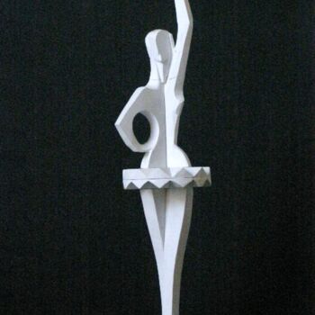 Sculpture intitulée "an-white-sculpture-…" par Adolf Neystat, Œuvre d'art originale