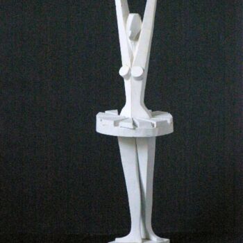 「an-white-sculpture-…」というタイトルの彫刻 Adolf Neystatによって, オリジナルのアートワーク