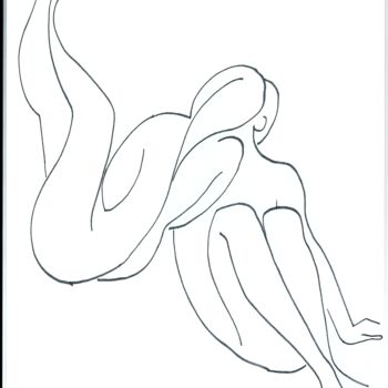 「an-nude-4.jpg」というタイトルの描画 Adolf Neystatによって, オリジナルのアートワーク