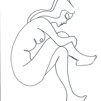 Zeichnungen mit dem Titel "an-nude-6.jpg" von Adolf Neystat, Original-Kunstwerk