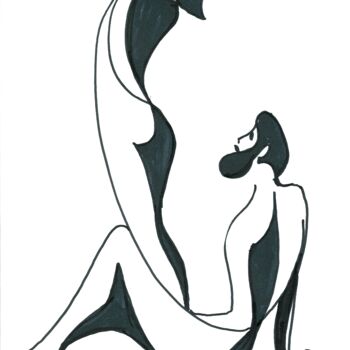 图画 标题为“an-nude-18.jpg” 由Adolf Neystat, 原创艺术品