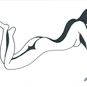 Zeichnungen mit dem Titel "an-nude-31.jpg" von Adolf Neystat, Original-Kunstwerk