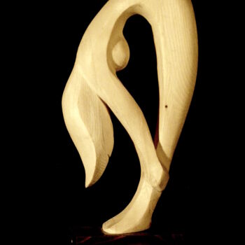 Sculpture titled "Bow.jpg" by Adolf Neystat, Original Artwork, Wood