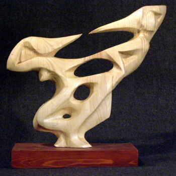 Скульптура под названием "Break-2b.jpg" - Adolf Neystat, Подлинное произведение искусства, Дерево