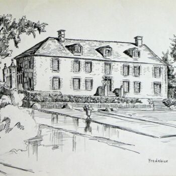 Drawing titled "Fredebize - Lonlay…" by Adolphe Cabon, Original Artwork