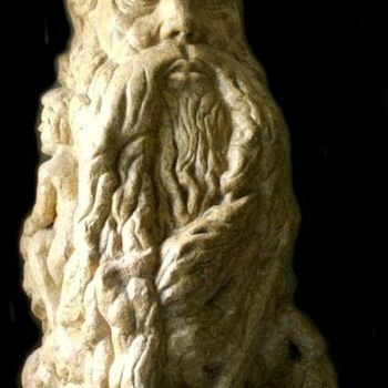 雕塑 标题为“. MOÏSE. porté par…” 由Adonis-Charles, 原创艺术品, 石