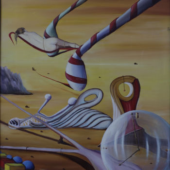 Peinture intitulée "el sueño" par Rocha, Œuvre d'art originale, Huile