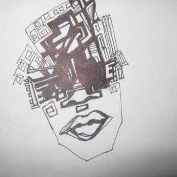 Drawing titled "blind" by Ad, Original Artwork, Other