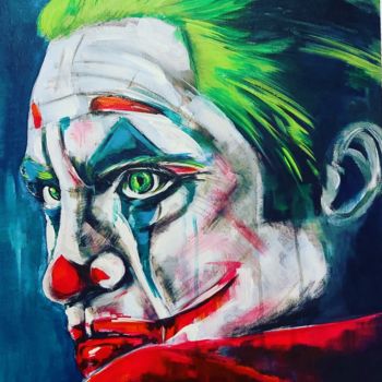 Painting titled "The Joker" by Adriaan Lotter, Original Artwork, Acrylic
