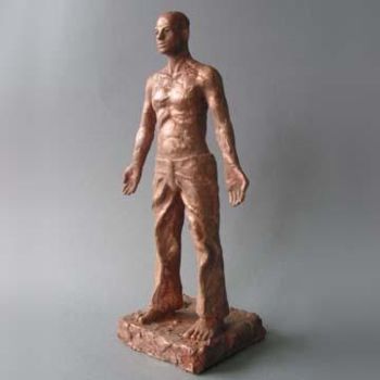 Skulptur mit dem Titel "Splintered 4. Outst…" von Adrian Bannister, Original-Kunstwerk