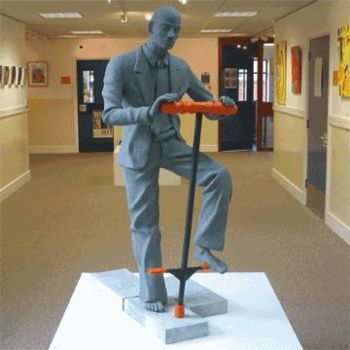 Sculpture titled "Pogo" by Adrian Bannister, Original Artwork