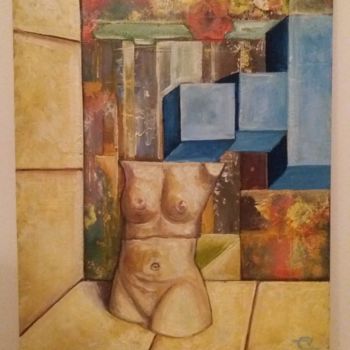 Картина под названием "Cubism.jpg" - Virgil Cristea, Подлинное произведение искусства, Акрил