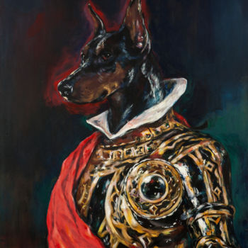 Painting titled "Duke Olivares" by Adrian Laie, Original Artwork, Acrylic