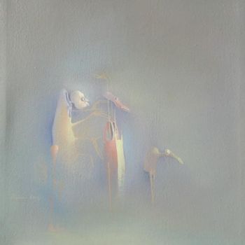 Pittura intitolato "Lamb" da Adrian Paiu, Opera d'arte originale, Olio