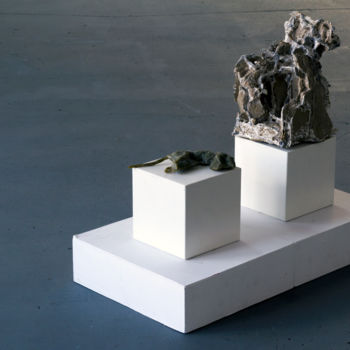 Sculpture titled "notyetnamed3" by Adrian Uncrut, Original Artwork, Plastic