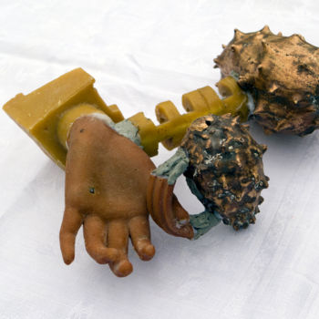 Sculpture intitulée "comingsoon" par Adrian Uncrut, Œuvre d'art originale, Bronze