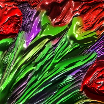 Digital Arts με τίτλο "Tulips" από Adriana Dule, Αυθεντικά έργα τέχνης
