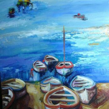 Pintura titulada "marina" por Adriana Elisabet López, Obra de arte original