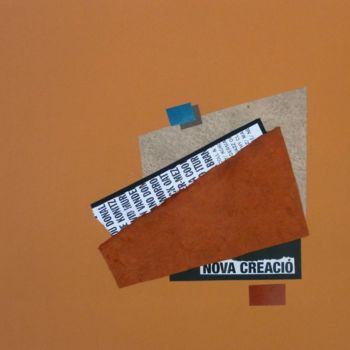 Collages titled "Nova Creació" by Adriana Katz, Original Artwork, Paper
