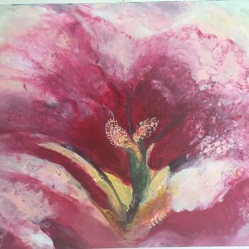 Painting titled "fleur.jpg" by Adriana Kechichian, Original Artwork, Acrylic