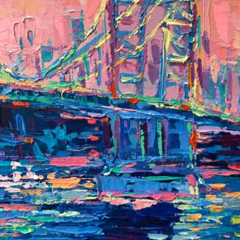 マンハッタンアクリル絵 マンハッタンアクリル絵