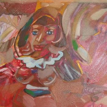 Ζωγραφική με τίτλο "SOEUR" από Adriana Ureche, Αυθεντικά έργα τέχνης, Λάδι